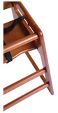 Bolero  Wooden High Chair Dark Wood Finish