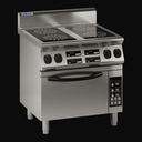 Luus 4 Zone Induction Cooktop with Electric Oven