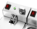 Apuro CU615-A Twin Tank Fryer - 2x3Ltr - 2x2kW