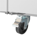 Polar UA018-A U-Series GN Saladette Counter with Square Sneeze Guard 3 Door