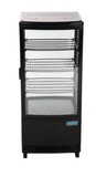 Polar CX574-A C-Series Energy Efficient Curved Door Display Fridge Black 86Ltr