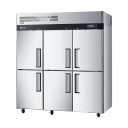 Turbo Air KRF65-6-N 4 Half Door Fridge 2 Half Door Freezer Turbo Air KRF65-6-N 4 Half Door Fridge 2 Half Door Freezer