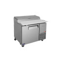Turbo Air CTPR-44SD 1 Door Solid Pizza Prep Fridge Turbo Air CTPR-44SD 1 Door Solid Pizza Prep Fridge