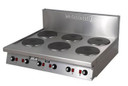 Goldstein PEB6S Electric 6 ZONE Solid 6 Burner Cooktop (no stand)