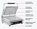 Benchstar GH-819 12-Slice Commercial Electric Grill Station