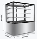 Bonvue Heated Display Cabinet - H-SF840V