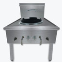 Gasmax Waterless LPG Single Wok Chimney Burner - WW-1LC
