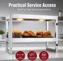 Benchstar FW4L-092 4-Lamp Commercial Food Warmer 900mm | 10A