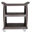 Vogue DN585 Polypropylene 3-Tier Commercial Mobile Utility Trolley (90kg Capacity)