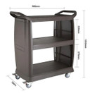 Vogue DN585 Polypropylene Mobile Trolley