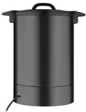 Apuro JA863-A 30L Insulated Hot Water Urn Matt Black | 2.6kW 10A