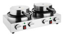 Apuro CJ533-A Double Round Belgian Waffle Maker