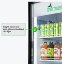 Thermaster Upright Glass Door Beverage Fridge - SDC-343B