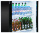 Thermaster SDC-343B Upright Glass Door Beverage Display Fridge in Black (343L)