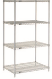 Atlas 18427EPL 4 Shelf Wire Shelving Kit - 1065mm x 455mm
