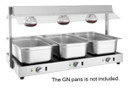 Apuro HT761-A Food Warmer with Gantry 3x GN 1/1