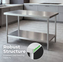 WB7-0800/A Stainless Steel Workbench