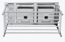 Right Inlet Double Sink Dishwasher Bench - DSBD7-1500R/A