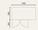 Exquisite SSF260H Two Solid Doors Underbench Storage Freezer Slimline