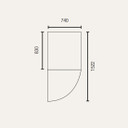 Exquisite GSC650H One Solid Door Upright Storage Refrigerator