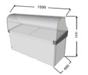 Liebherr EFI2853 Gelato Pack 282 L Curved Glass Chest Freezer