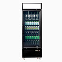 Bromic UC0550GDL-NR Upright Display Fridge 546 L - 1 Door - Flat Glass- Lightbox