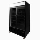 Bromic UC1250GDL-NR Upright Display Fridge 1266L 2 Door Flat Glass Lightbox