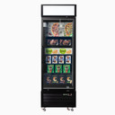 Bromic UF0550GDL-NR Upright Display Freezer 546L 1 Door Flat Glass Lightbox