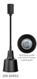Roband PR20BK Pendant Heat Lamp Rectractable 200 Series - Black