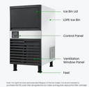 Blizzard Under Bench Ice Maker - Air Cooled - SN-120P Blizzard Under Bench Ice Maker - Air Cooled - SN-120P
