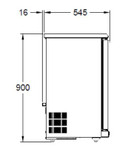 Hoshizaki RBWE135-AU 3 Door Glass Back Bar Fridge 212L | 10A