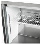 Polar GD883-A U-Series 2 Door Prep Counter Fridge 527Ltr