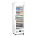 Polar DM076-A G-Series Upright Display Fridge White 368 Ltr