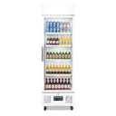 Polar DM076-A G-Series Upright Display Fridge White 368 Ltr