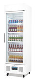Polar DM076-A G-Series Upright Display Fridge White 368 Ltr