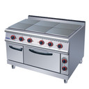 ZH-TT-6C ELECTMAX  - 6 Hotplates with Oven 1200mm W x 900 D x 850 H