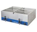 Birko 1110100 Bain Marie-Dble Tap No Pans