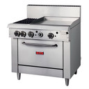 Thor GE543-N Gas Freestanding Oven Range - NAT TR-2F-G24F Thor GE543-N Gas Freestanding Oven Range - NAT TR-2F-G24F
