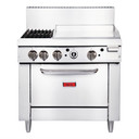 Thor GE543-P 2 Burner Propane Gas Oven Freestanding Range with Griddle Plate