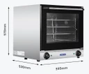 ConvectMax YXD-1AE Commercial Compact Electric Convection Oven – 4 Tray Capacity