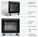 ConvectMax YXD-1AE Commercial Compact Electric Convection Oven – 4 Tray Capacity