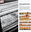 Benchstar PW-RT/660/TGE Commercial Glass Pie Warmer & Hot Food Display (660mm Wide)