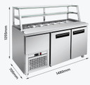 Thermaster two door Deluxe Sandwich Bar - SCB/15