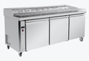 Thermaster three door DELUXE Pizza Prep Bench - PWB180
