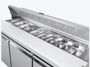 Thermaster three large door Sandwich Bar - SLB180