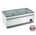 ZCD-L210S 850 Ltr Supermarket Island Dual Temperature Freezer & Chiller? with Glass Sliding Lids