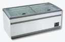 ZCD-L250S Supermarket Island Dual Temperature Freezer & Chiller with Glass Sliding Lids