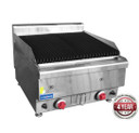 JUS-TRH60LPG GASMAX Benchtop 2 LPG Burner Chargrill 600mm Width