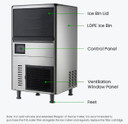 Blizzard SN-128F 120kg Air-Cooled Commercial Granular Ice Maker