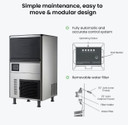 Blizzard SN-128F 120kg Air-Cooled Commercial Granular Ice Maker